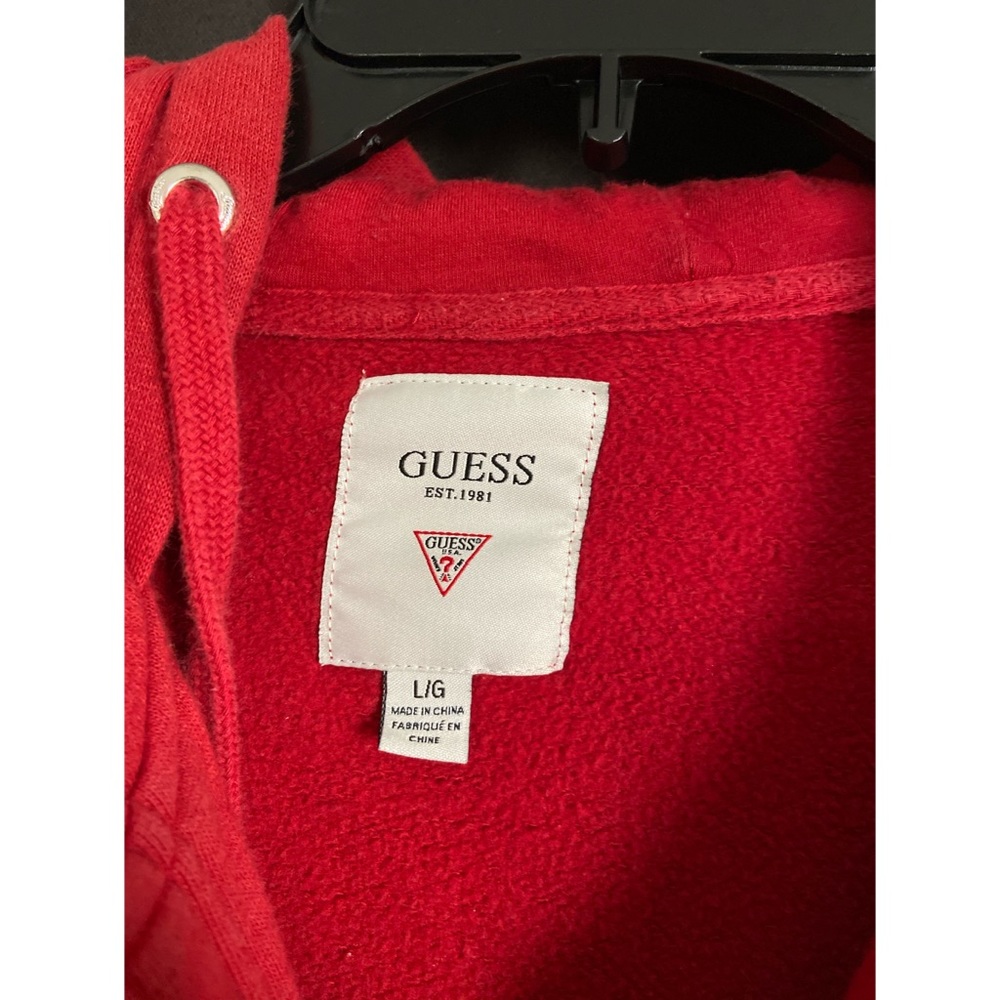 Guess- Red Zip-up Jacket - Picture 3 of 4